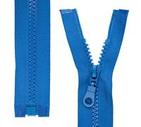 Fermeture à glissière séparable, 2 pièces, veuillez choisir la longueur du rail et la couleur, extrémité ouverte 1 voie #5, largeur du rail 5,75 mm, largeur de la bande 34 mm, Fermetures Eclair