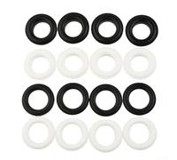 Fermeture à œillets en plastique avec diamètre intérieur réglable de 15 mm et extérieur de 28 mm en résine pour presse manuelle, type de verrouillage mâle et femelle pour plus de durabilité (30 pièces