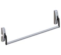 Fermeture anti-panique 1 point argent coupe-feu 1250mm - JPM - 89D100-21-2A