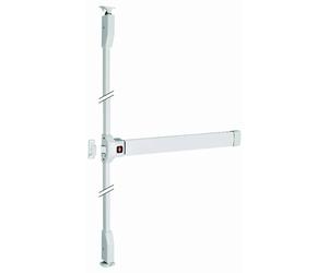 Fermeture anti-panique JPM Push bar 90+ - 3 points latéral, haut et bas - 1141 mm - Blanche - PJ3100-68-0A
