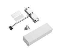 Fermeture de porte à ressort avec technologie tampon silencieux, alliages d'aluminium antirouille, solution de montage simple, fermeture de porte antirouille