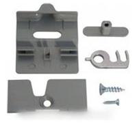 Fermeture de porte coudée grise pour réfrigérateur dometic G