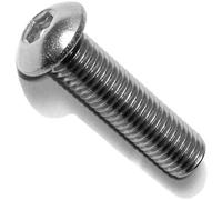 Fermeture difficiles 014973178444 Bouton Tête Socket Cap Vis, 2,5 cm, 6 pièces