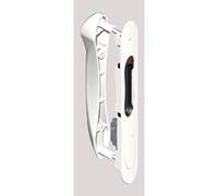 Fermeture double encastrée à crochet solo percée blanc - LA CROISEE DS - DS8297-036