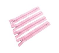 Fermeture éclair, 10 pièces 7,5 cm 3# Fermetures à glissière en nylon colorées à extrémité fermée for vêtements, accessoires de couture for textiles de maison(Pink)