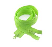 Fermeture éclair à Double curseur en résine, 2 pièces, 5#80-150cm, fermeture éclair à extrémité ouverte pour vêtements, veste, accessoires de réparation de couture, 100cm