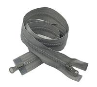 Fermeture éclair à double sens 1 pièces doubles fermetures à glissière, 5#80cm, 90cm, 100cm doubles fermetures à glissière en résine plastique, curseurs de vêtements colorés, sacs à vêtements, matéri