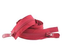 Fermeture éclair à double sens, fermeture éclair à double sens, fermeture éclair colorée à extrémité ouverte, double curseur, fournitures de couture, accessoires vestimentaires for manteaux, vestes et