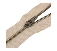 FERMETURE eclair à glissière 10 CM Coloris BEIGE pantalon jeans