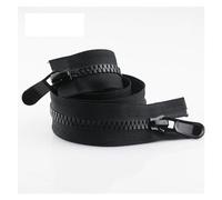 Fermeture Eclair au Metre 70-100cm fermetures à glissière Double curseur simple extracteur extrémité ouverte fermeture éclair automatique for veste accessoires de sac dos en plein air(A,100cm)