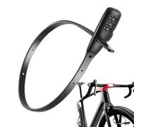 Fermeture éclair | Câble de verrouillage de vélo pour casque avec combinaison | Accessoires de sécurité polyvalents pour armoire, scooter, poussette, réfrigérateur, portail, porte de skis