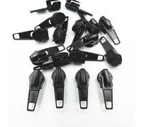Fermeture Eclair Clipsable Extracteur de Fermeture éclair à Verrouillage Automatique, Bobine en Nylon 3#/5#, Outil de Couture, Bricolage, Curseur de Fermeture éclair, 20 Couleurs, 10 à 100 pièces (
