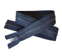 Fermeture Eclair Coloris Bleu Marine 80 cm Séparable Ouvrable Maille 5 mm Largeur 3 cm Blouson