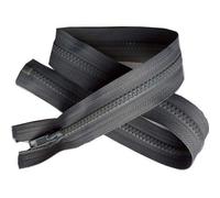 Fermeture Eclair Coloris Gris foncé 30 cm Séparable Ouvrable maille 5 mm largeur 3 cm blouson