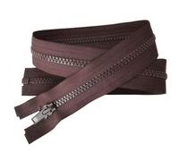 Fermeture Eclair Coloris Marron 75 cm Séparable Ouvrable Maille 5 mm Largeur 3 cm Blouson