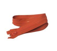 Fermeture Eclair Coloris Rouille 70 cm Séparable Ouvrable Maille 5 mm Largeur 3 cm Blouson