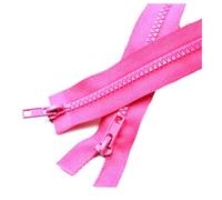 Fermeture éclair double curseur en résine n° 5, ouverte, pour sacs de couchage, canapés, vêtements et travaux manuels de couture, 50/60/70/80/100/150/200 cm,T Rose,120 cm