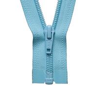 Fermeture éclair en bobine YKK, en nylon, n° 905 Turquoise, longueur de 56 cm
