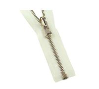 Fermeture éclair en métal à extrémité ouverte, 70cm/90cm, 5#, tête d'extraction réversible, pour bricolage de vêtements, accessoires de couture, 90cm