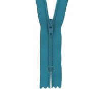 Fermeture éclair en nylon pour robe et jupe : 30 cm : bleu sarcelle