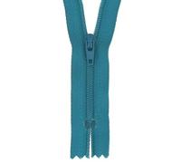 Fermeture éclair en nylon pour robe et jupe : 30 cm : bleu sarcelle