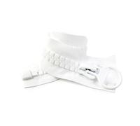 Fermeture éclair en résine de 60 à 200 cm, extrémité ouverte pour doudoune, accessoires de réparation remplaçables, 20#,Blanc,300 cm