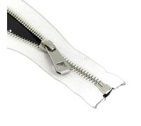 Fermeture Eclair Fermetures à glissière de couture en métal 35-85cm, 4 pièces, 5#, fermeture à glissière à extrémité ouverte for veste(1,75cm)