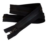 Fermeture Éclair - FILOUFACE - 90 cm - Séparable - Noir - Maille 5 mm