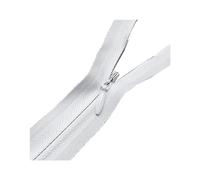 Fermeture éclair Invisible en Nylon, 10 pièces, 28-80cm, 3#, fermeture éclair pour robe, oreiller, portefeuille, vêtements, accessoires de couture, Blanc, 80cm