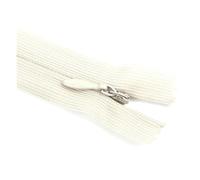 Fermeture éclair invisible n° 3 de 25 cm pour la confection de coussins et de robes, le tout fait maison.,Beige,10 pièces