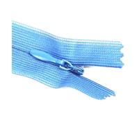 Fermeture éclair invisible n° 3 de 25 cm pour la confection de coussins et de robes, le tout fait maison.,Bleu royal,5 pièces