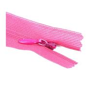 Fermeture éclair invisible n° 3 de 25 cm pour la confection de coussins et de robes, le tout fait maison.,Rose rouge,5 pièces
