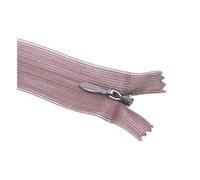 Fermeture éclair invisible n° 3 de 25 cm pour la confection de coussins et de robes, le tout fait maison.,Brun foncé,10 pièces