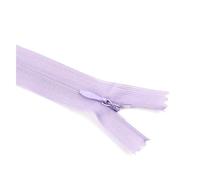 Fermeture éclair invisible n° 3 de 25 cm pour la confection de coussins et de robes, le tout fait maison.,Violet clair,5 pièces