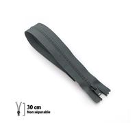 Fermeture Éclair Jupe Z12 - Non Séparable Métallique 4mm - 30 Cm
