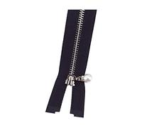 Fermeture Éclair, Lot de 2, Fermetures Éclair Métalliques N° 3, Ouverture Et Fermeture, Pour Sacs, Portefeuilles, Vêtements Et Accessoires de Couture/Black/18Cm Close-End