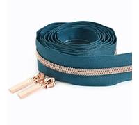 Fermeture éclair Meetee 2/3/4/5 m 5# au mètre, fermetures éclair en nylon, fermetures à glissière pour vêtements, fermetures à glissière, réparation de fermetures à glissière, accessoires de couture