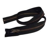 Fermeture eclair Métal 70 cm Coloris Noir Maille 5 mm Séparable blouson