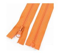 Fermeture éClair MéTallique Bande à fermeture éclair en résine 5#40-120cm, 2/5 pièces, for vêtements, bagages, fermetures glissière extrémité ouverte(Color-59,50cm-2Pcs)