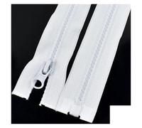 Fermeture éClair MéTallique Bande à fermeture éclair en résine 5#40-120cm, 2/5 pièces, for vêtements, bagages, fermetures glissière extrémité ouverte(Color-101,50cm-5Pcs)