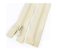 Fermeture éClair MéTallique Bande à fermeture éclair en résine 5#40-120cm, 2/5 pièces, for vêtements, bagages, fermetures glissière extrémité ouverte(Color-44,50cm-2Pcs)