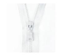 Fermeture éClair MéTallique Fermetures à glissière en résine 15-90cm 5#, pièces, fermeture extrémité fermée/ouverte for sacs, portefeuille(White,OpenEnd-40cm)