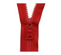 Fermeture éClair MéTallique Fermetures à glissière en résine 15-90cm 5#, pièces, fermeture extrémité fermée/ouverte for sacs, portefeuille(Red,CloseEnd-25cm)