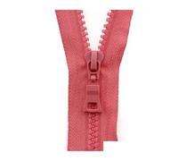 Fermeture éClair MéTallique Fermetures à glissière en résine 15-90cm 5#, pièces, fermeture extrémité fermée/ouverte for sacs, portefeuille(Red2,OpenEnd-30cm)