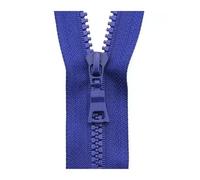 Fermeture éClair MéTallique Fermetures à glissière en résine 15-90cm 5#, pièces, fermeture extrémité fermée/ouverte for sacs, portefeuille(RoyalBlue,OpenEnd-80cm)