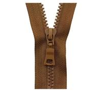 Fermeture éClair MéTallique Fermetures à glissière en résine 5#, pièces, extrémité fermée 15-25cm, ouverte 30-80cm, for veste, sacs vêtements(Color 02,40cm Open-End)