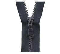 Fermeture éClair MéTallique Fermetures à glissière en résine 5#, pièces, extrémité fermée 15-25cm, ouverte 30-80cm, for veste, sacs vêtements(Blue2,25cm Close-End)