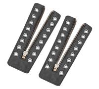 Fermeture Éclair Pour Bottes - Lacets En Cuir PU 2 Pièces | 15,9x5,5 Cm Accessoire Réglable 112 G | Ces Inserts De Fermeture Éclair Offrent Une Aide Facile Pour Un Retrait Rapide Des Chaussure