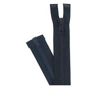 Fermeture Eclair séparable plastique moulée 6 mm (Z54) - 40 cm 570 Bleu marine