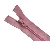 Fermeture Éclair Spirale 70 cm ROSE - MAILLE nylon spiralée 5 mm - Ouvrable Séparable - Largeur 3 cm. (spiralée rose, 70 cm)